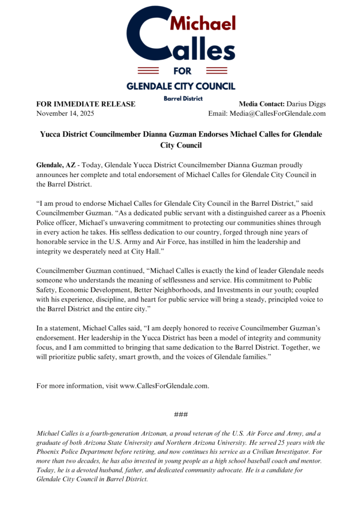 calles press release 111425