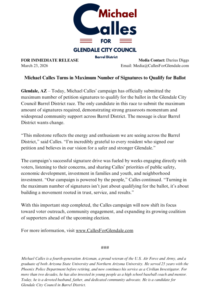 calles press release 032326